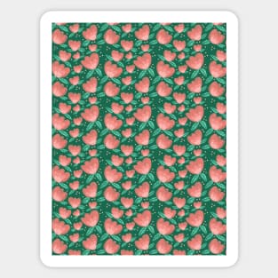 Green Spring Blossom Pattern Sticker